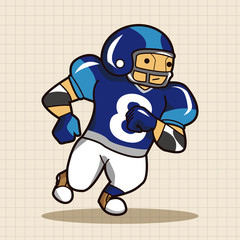 football player theme elements vector,eps