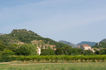 Landscape in French Drome