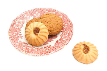 various of cookies on a plate