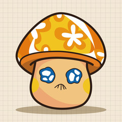 mushroom cartoon theme elements vector,eps