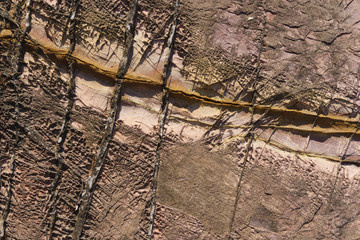 Texturen an K&uuml;stenfelsen