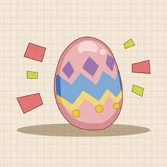 easter painting egg theme elements vector,eps