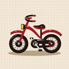 transportation bike theme elements vector,eps