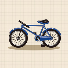 transportation bike theme elements vector,eps