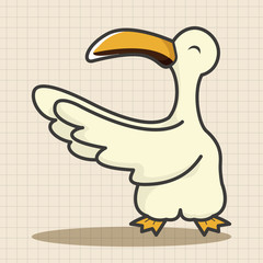 animal bird cartoon theme elements