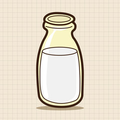 milk theme elements vector,eps