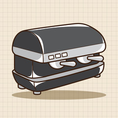 coffee machine theme elements vector,eps