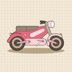 transportation motor theme elements vector, eps