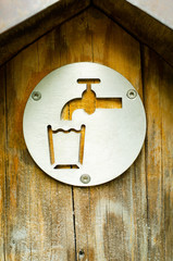 drinking water sign