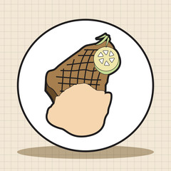 steak meat theme elements