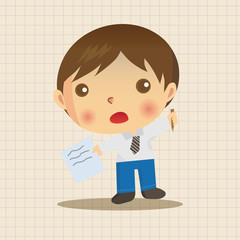 business people character theme elements vector,eps