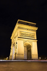 Fototapeta na wymiar The Triumphal Arch at Night.Paris, France
