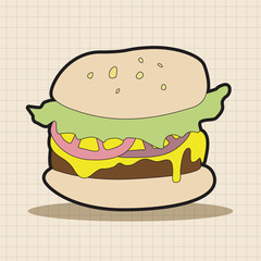 hamburger theme elements vector,eps
