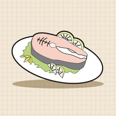 fish food theme elements vector,eps