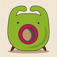 radio theme elements vector,eps