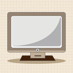 Home appliances theme tv elements