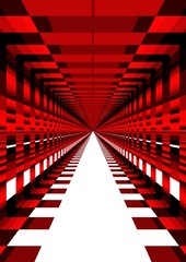 Red And White Wallpaper © Melanie Mertens