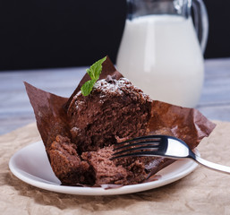 blackberry cupcake