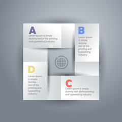 Inforgraphic elements - Transparent shadows , easy to place on all surfaces