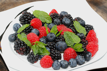 Blaubeeren, Himbeeren, Brombeeren