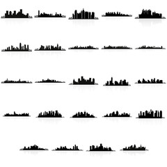 Buildings silhouettes
