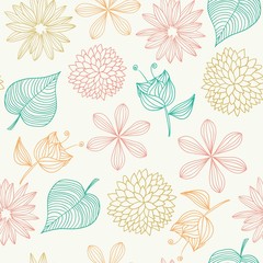 Spring Seamless Pattern - 91459936