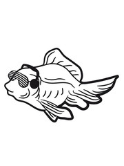 party dj music headphones glasses goldfish small sweet cute pet
