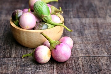 fresh eggplant