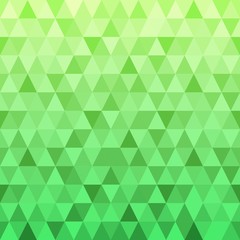 Green Triangle Seamless Pattern