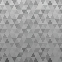 Fototapeta na wymiar Grey Triangle Seamless Pattern