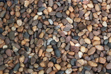 Sea stones background.