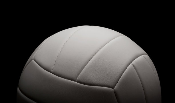 Volleyball isolated on a black background