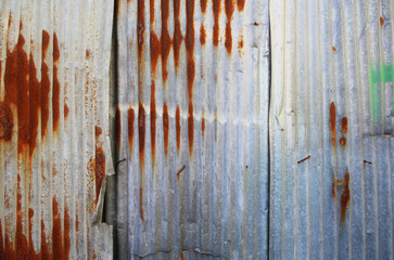 old rusty galvanized zinc. texture background