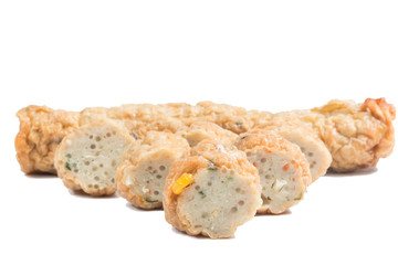 Jock shell crab isolate on white
