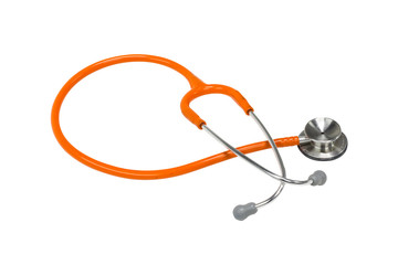 stethoscope Isolated on white background with path