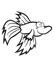 haired pretty nice fish comic