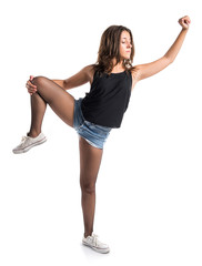 Teen girl dancer