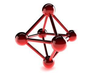 glass model of molecular lattice