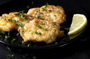 Fried chicken schnitzel