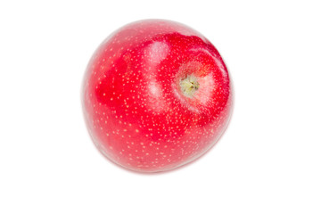 Red apple on a light background