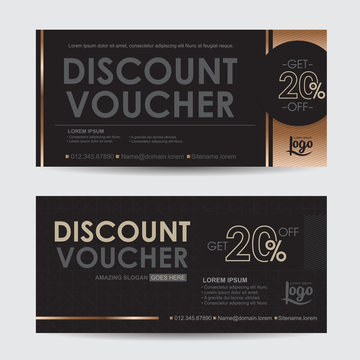 
discount voucher template with premium pattern,Vector illustration