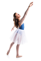 Naklejka premium Teenager ballet dancer