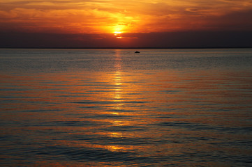 Fototapeta premium sunset at sea