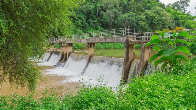 River locks In Thailand
