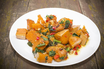 baked pumpkin