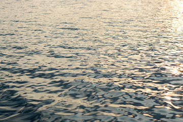 water texture sunset