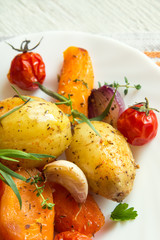 oven baked vegetables