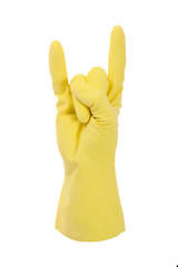 Cleaning glove rocking