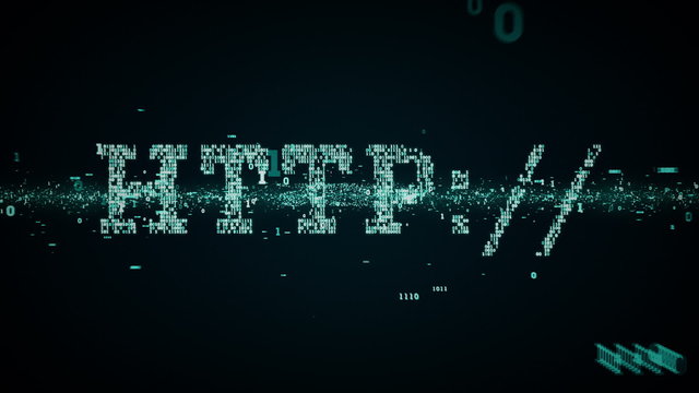 Binary ones and zeros form technology terms. This clip is available in multiple color options and loops seamlessly.