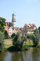 Fototapeta na wymiar Kirche St. Mang in Regensburg